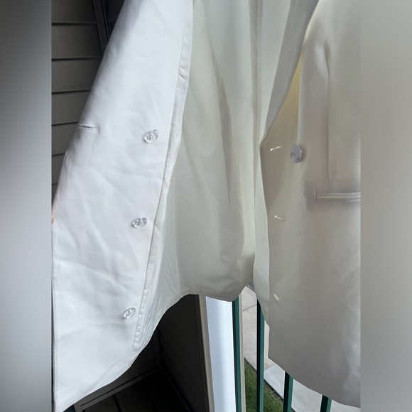🆕 French Connection White Sleeveless Blazer Dress Tailored Mini Detail Size US 4 - Picture 12 of 15